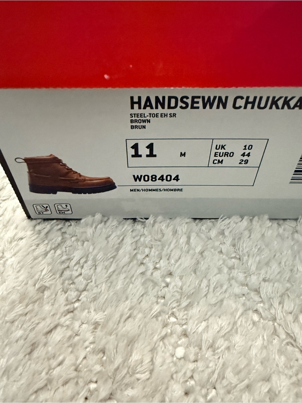 Men’s Wolverine Moc Steel Toe Chukka Boots - Size 11 - Picture 5 of 5